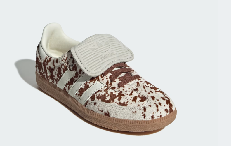 ADIDAS SAMBA LT COW PRINT BROWN WHITE WOMENS