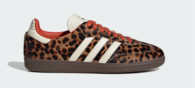 ADIDAS SAMBA OG PRELOVED RED LEOPARD WOMENS