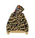 BAPE 1ST CAMO SHARK FULL ZIP DOUBLE HOODIE (SS25)